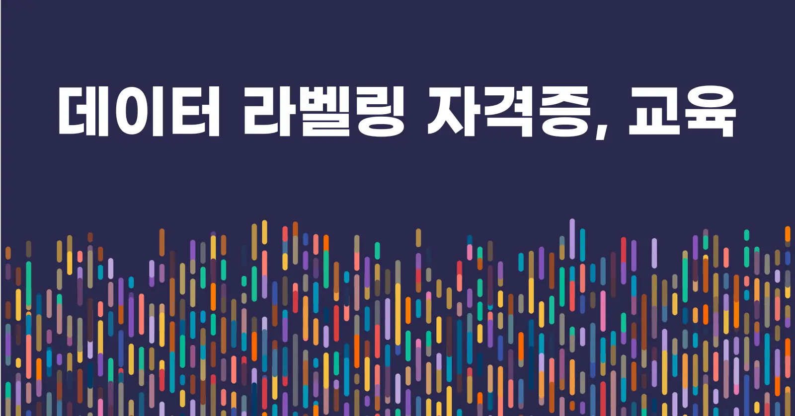 데이터라벨링자격증